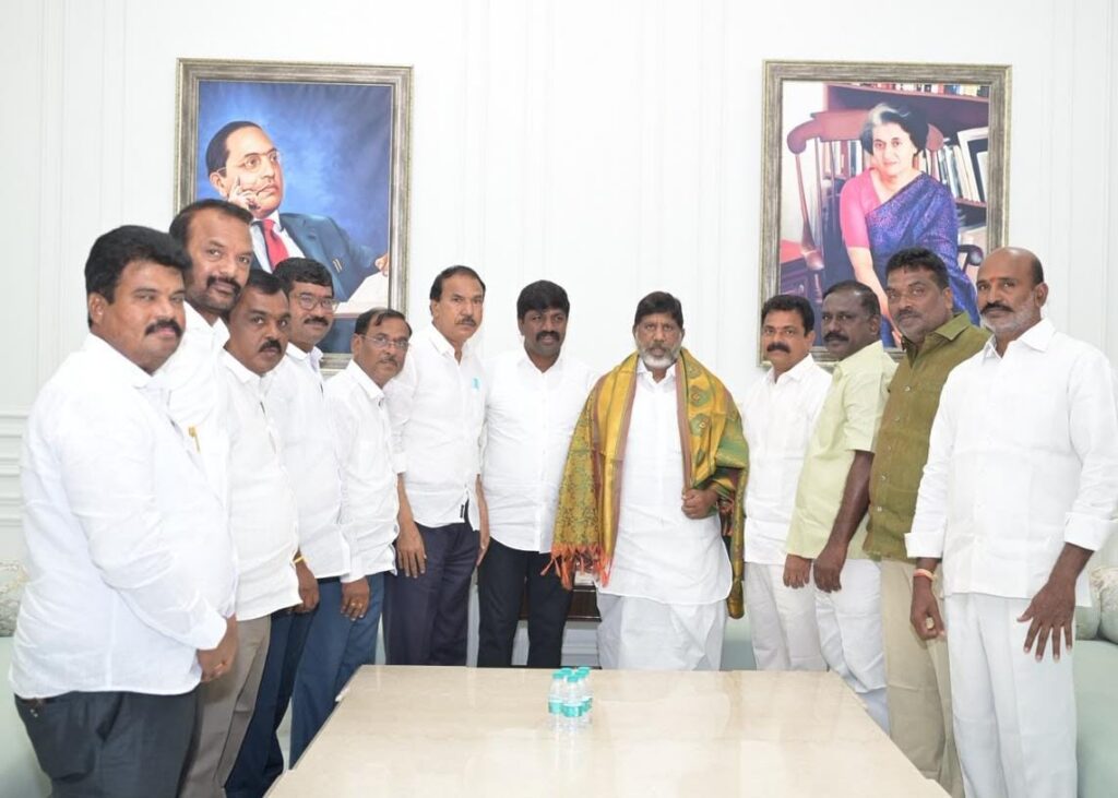 నకిరేకల్ ఎమ్మెల్యే వేముల వీరేశం డిప్యూటీ సీఎం భట్టి విక్రమార్కతో భేటీ