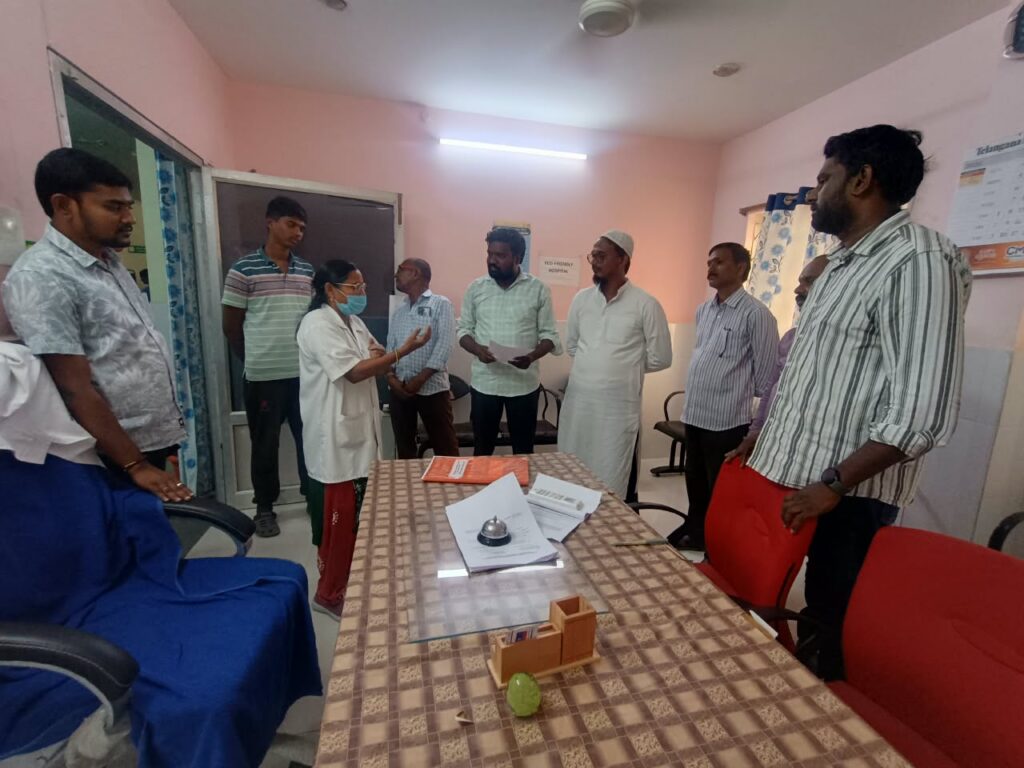 రామన్నపేట ప్రభుత్వ ఆస్పత్రిలో వైద్య సేవలపై టీడీపీ నేతల ఆందోళన
